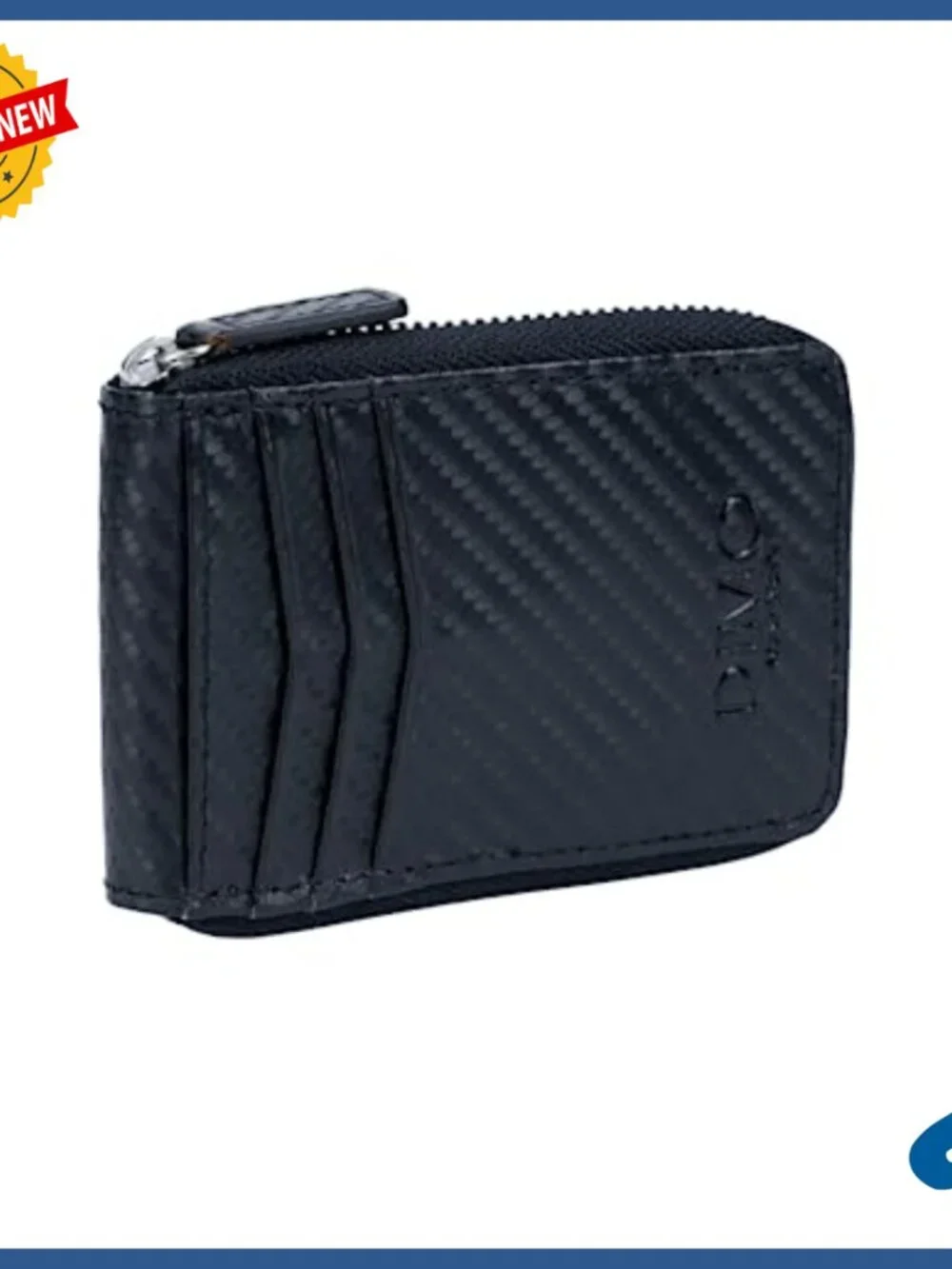 Carbon Fiber RFID Blocking Wallet Slim Front Pocket Design